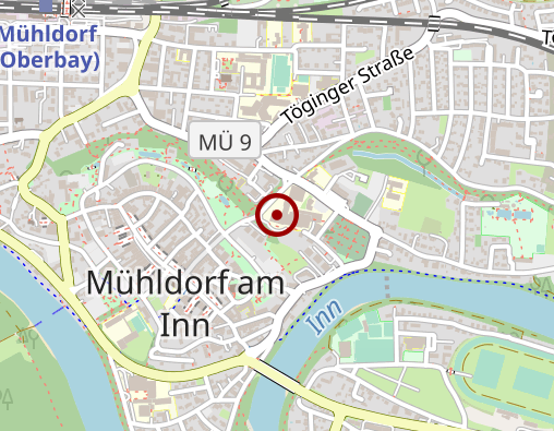 Karte: Kreiskliniken des Landkreises Mühldorf a. Inn GmbH - Klinik Mühldorf