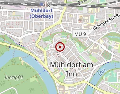 Karte: Ehe-, Familien- und Lebensberatung in der Erzdiözese München u. Freising