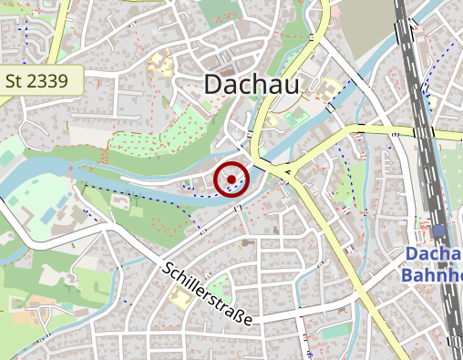 Karte: Bayerisches Rotes Kreuz Kreisverband Dachau