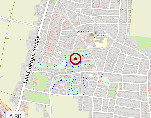 Karte: Bayerisches Rotes Kreuz Betreutes Wohnen