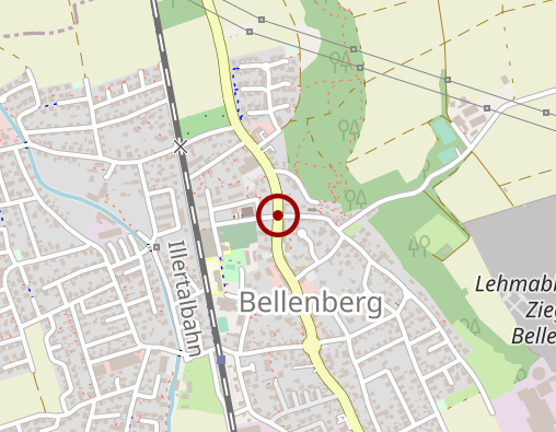 Karte: Caritasverein Illertissen gGmbH illerSENIO Tagespflege