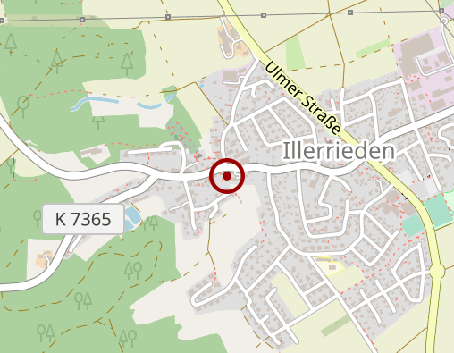 Karte: Kath. Sozialstation Iller-Weihung