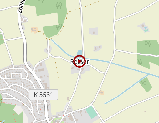 Karte: Betreuung in der Häuslichkeit Nachbarschaftshilfe Aichhalden