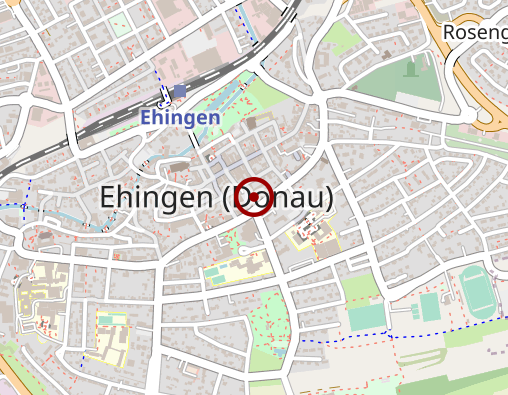 Karte: St. Elisabeth-Stiftung Offene Hilfen Ehingen