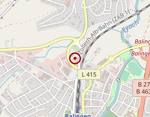 Karte: Tagesklinik für Psychiatrie u. Psychotherapie für den Zollernalbkreis gGmbH