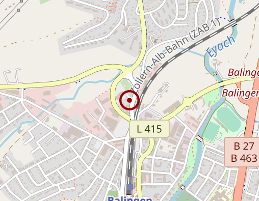 Karte: Tagesklinik für Psychiatrie und Psychotherapie Zollernalbkreis gGmbH