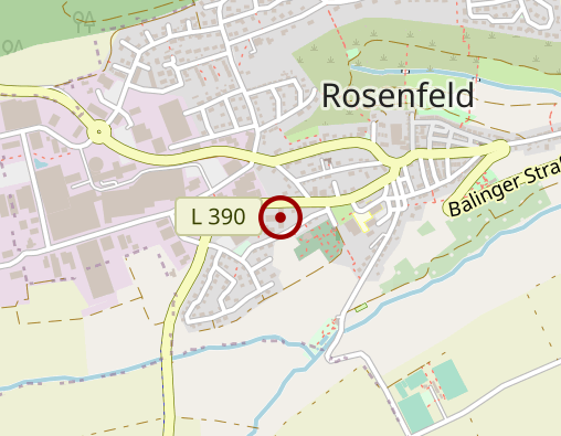 Karte: Evangelische Heimstiftung Württemberg GmbH Pflegewohnhaus Rosenfeld