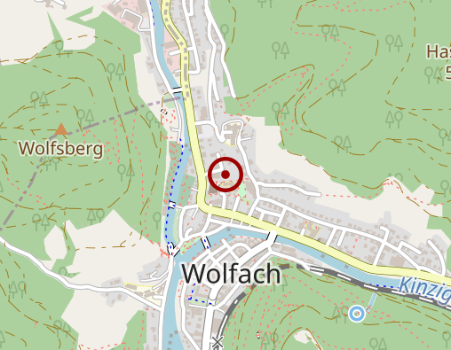 Karte: Betreuungs- und Entlastungsangebot in Gruppen - Betreuungsgruppe Wolfach