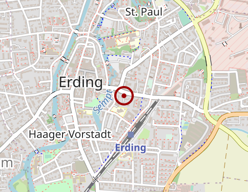 Karte: Pflegewerk München Sozialstation Erding