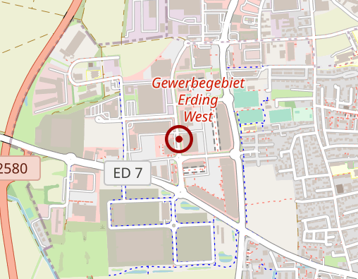 Karte: Apotheke im West Erding Park