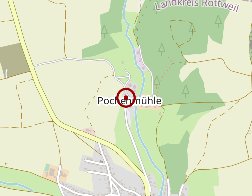 Karte: BruderhausDiakonie Behindertenhilfe im LK Rottweil