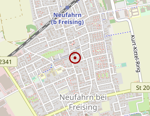 Karte: Gemeinde Neufahrn, Rettungsstation Mühlseen