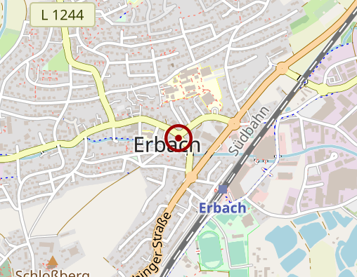 Karte: Sozialstation Erbach