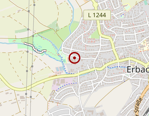 Karte: Tagespflege Erbach