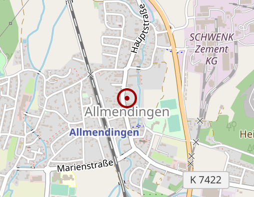 Karte: Krankengymnastikpraxis Baumann Rolf