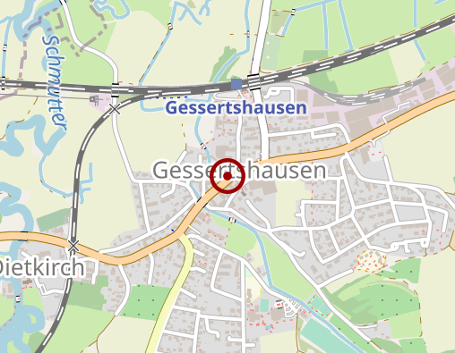 Karte: Schmuttertal-Apotheke