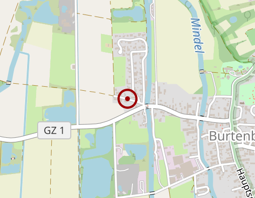 Karte: Ambulanter Pflegedienst APS Burtenbach