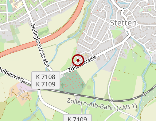 Karte: KBF BTG gGmbH Haus am Ziegelbach Pflegeheim