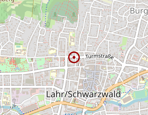 Karte: Betreuungs- und Entlastungsangebot in Gruppen - Betreuungsgruppe Lahr