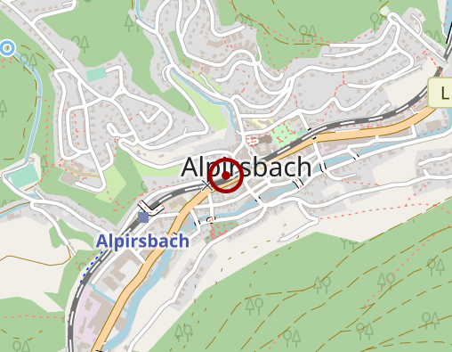 Karte: Diakoniestation Oberes Kinzigtal