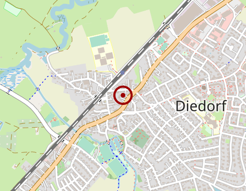 Karte: Praxis für Ergotherapie und Linkshänderberatungsstelle, Brigitte Wiedemann