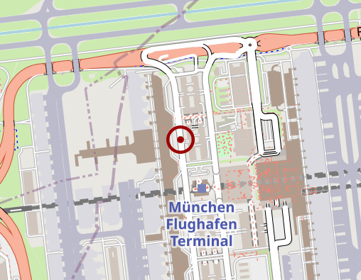 Karte: MediCare Flughafen München Medizinisches Zentrum GmbH - AirportClinic M