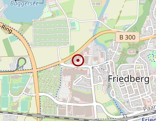 Karte: Bayerisches Rotes Kreuz Kreisverband Aichach-Friedberg