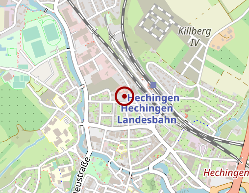 Karte: DRK-Ortsverein Hechingen