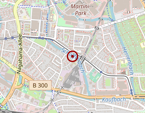 Karte: ASB RV Augsburg e.V. Betreutes Wohnen für Senioren