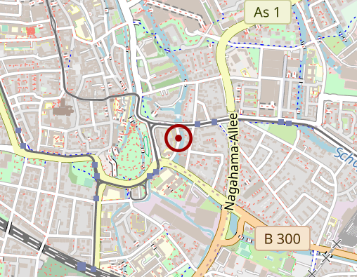 Karte: Caritas-Wohnstätten Augsburg, Wohnstättenverwaltung