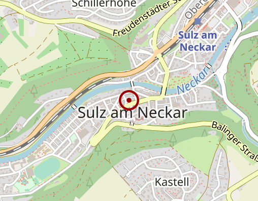 Karte: Sozialstation Sulz a.N.