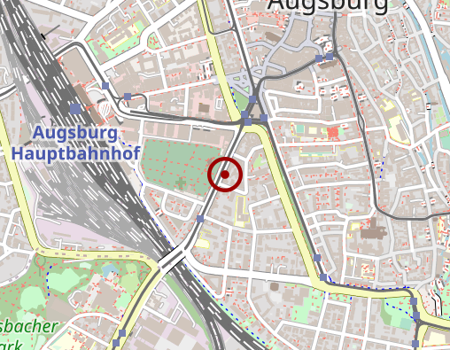 Karte: SCHANER B. Dres.med., CONRADY-WALZ B.