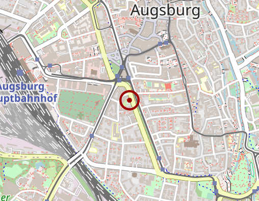 Karte: KÖNIGSPFLEGE Ambulanter Pflegedienst Augsburg