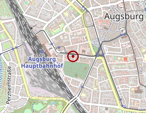 Karte: Arthro Klinik Augsburg GbR Pausch, Bogner, Ostenda Dres.med.