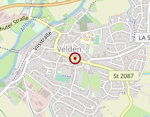 Karte: Landshuter Bestattungsdienst Gerlinde Reichwein