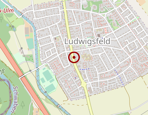 Karte: Seniorenwohnen Ludwigsfeld