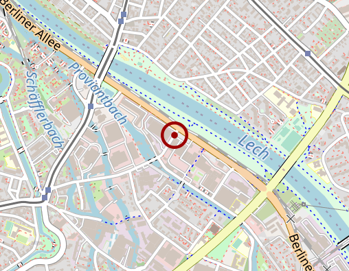 Karte: Taxi Augsburg eG