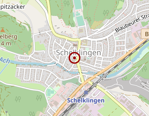 Karte: Tagespflegestätte Erbach GmbH Betriebsstätte Schelklingen