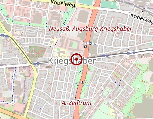 Karte: PZA GmbH - Pflegezentrum Augsburg