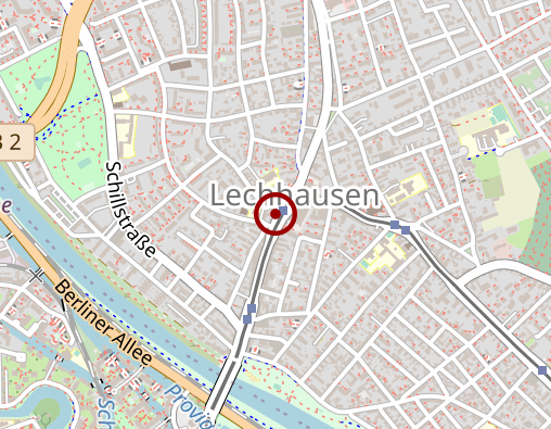 Karte: Am Schlössle Lechhausen