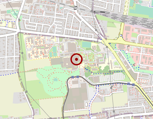 Karte: Kommunalunternehmen Klinikum Augsburg