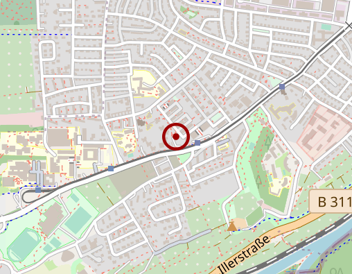 Karte: Therapeutikum Ulm im Verein gesundheit aktiv. anthroposophische heilkunst e.V. Heilpraktiker