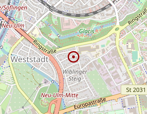 Karte: DLRG Landesverband Württem- berg e.V. Ortsgruppe Ulm