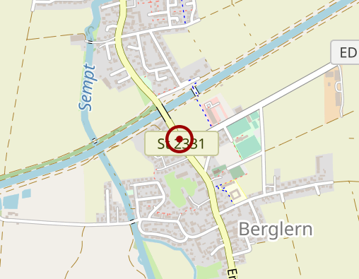 Karte: Ambulanter Pflegedienst Berglern