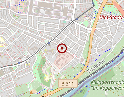 Karte: Freie Pflege Praxis Ulm GmbH