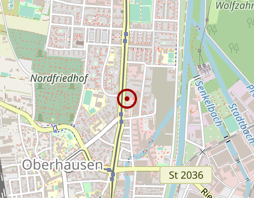 Karte: Apotheke Oberhausen im NVZ