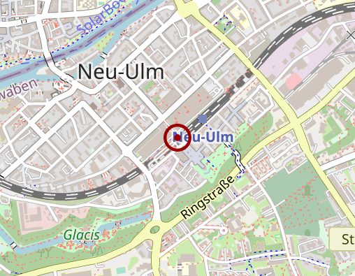 Karte: Donau Taxen Neu-Ulm eG