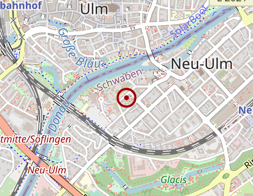 Karte: Baugenossenschaft Neu-Ulm e.G.