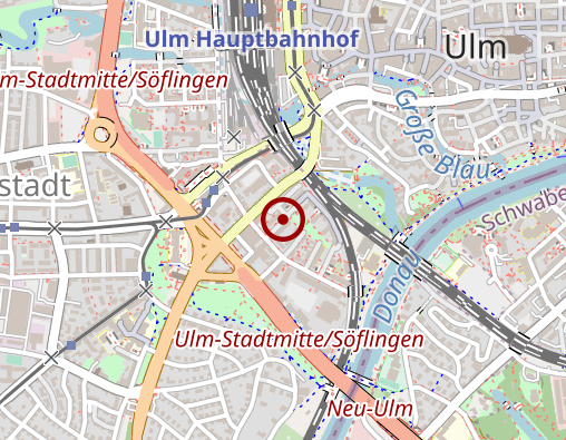 Karte: City Car Ulm Taxiunternehmen