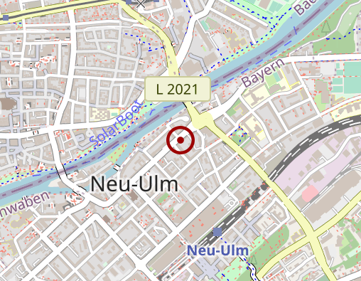 Karte: Logopädische Praxis Neu-Ulm Langhorst S. & Weinmüller-Langhorst B.